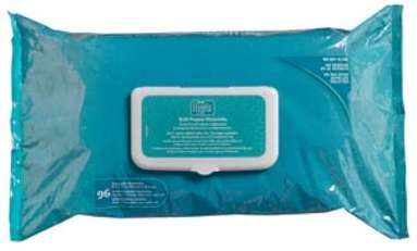 PDI HYGEA SOLO Multi-purpose Adult Washcloths Softpak 8-inx12-in 96 J21396