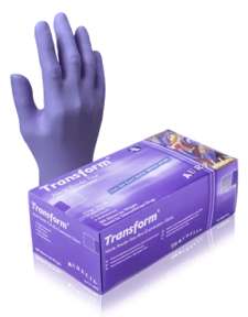 Aurelia Transform® Textured Nitrile PF LF Exam Gloves Bluple -200- L 98898