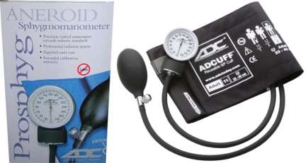 ADC Prosphyg 760 Aneroid Sphygmomanometer Adult 11 Black 760-11ABK