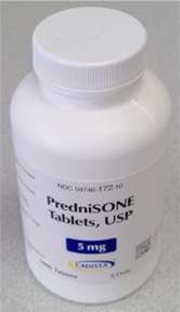 Corticosteroid PredniSONE Tablets USP 5mg -1000- 59746-0172-10