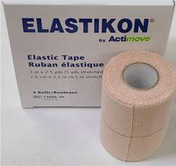 Actimove J&J Elastikon Adhesive Elastic Tape 3-inx2.5Yds -4 5175 005175