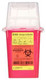 BD Sharps Container Collector 1.5 Qt Nestable Phlebotomy Red 305487