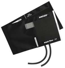 ADC Adcuff Blood Pressure Cuff & Bladder 2-Tube Adult 11 BLACK 845-11ABK-2
