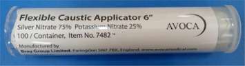 Dukal Avoca Silver Nitrate Applicators 75% 50mg 6-in RX -100 7482