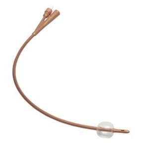 Cardinal Kendall DOVER™ Silver Coated Silicone Foley Catheters 5mL 20FR -10 605205IC