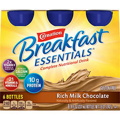 CARNATION, BRKFST ESSENTIALS RTD MILK CHOCOLATE (6/PK 4PK/CS)